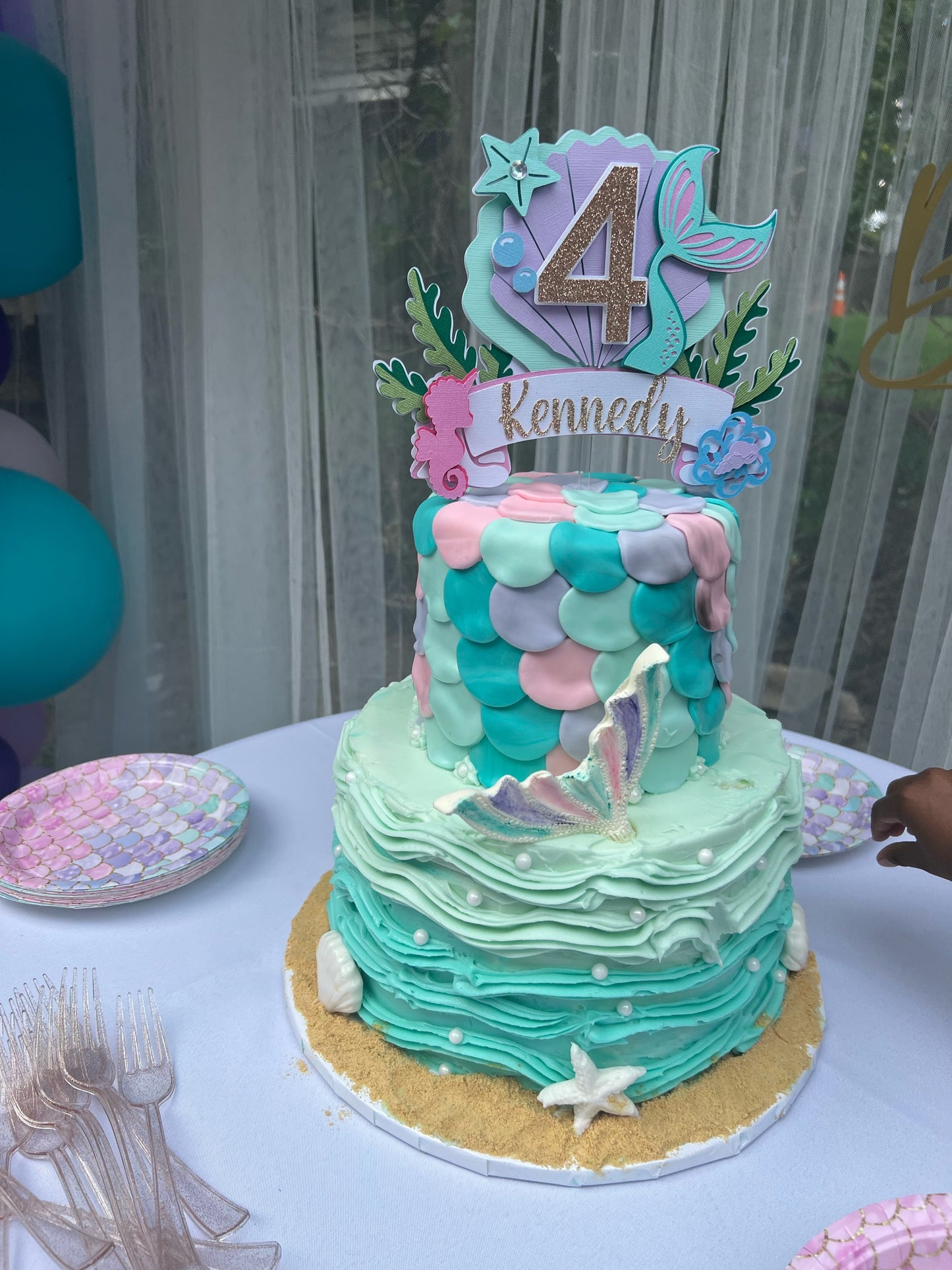 Mermaid Theme cake
