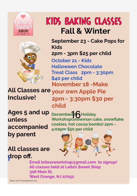 November 18 - Make your own Apple PIE 2pm - 3:30pm